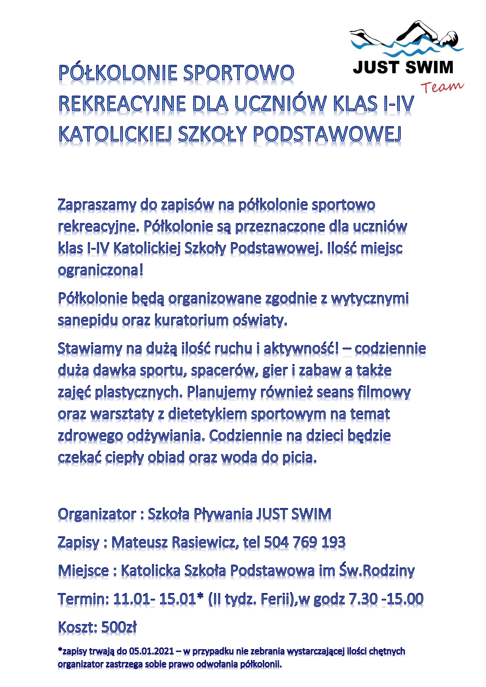 Półkolonie zimowe - zdjęcie 1